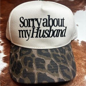 Kangol Cream and Brown Leopard Print Cap